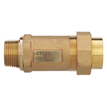 Dual Check Valve, Bronze, 1, MNPTxFNPT MPN:1MX1UF-700XL
