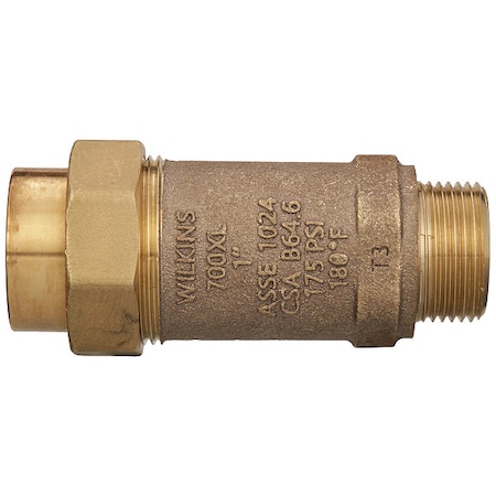 Backflow Preventer, 1 in, FMTC x MMTC MPN:1UFMX1MM-700XL