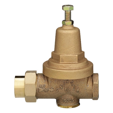 Water Pressure Reducing Valve, 3/4 In. MPN:34-500XL