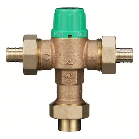 Tempering Mixing Valve, 3/4 in Inlet MPN:34-ZW1017XL2PEX1C