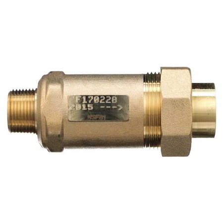 Dual Check Valve, Bronze, 3/4