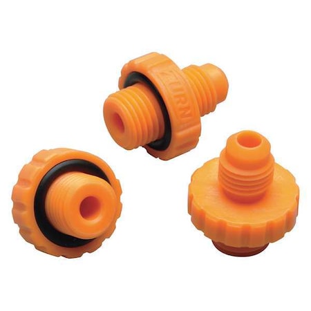 Plastic Quick Test Fittings, 1/4 to 2 In. MPN:RK14-QTP