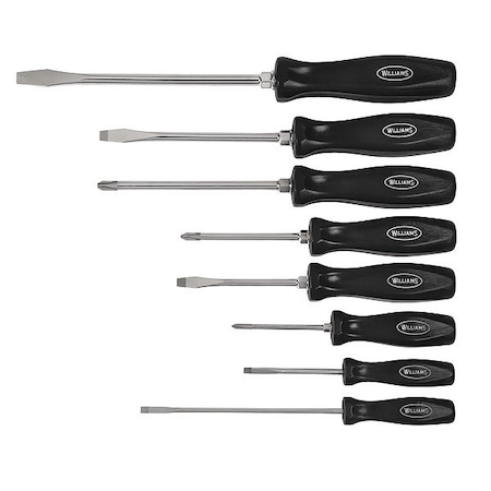 Williams Screwdriver Set, 8 Pieces MPN:100P-8MD