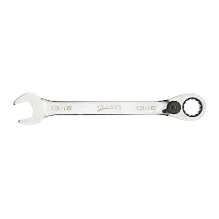 Williams Ratcheting Combo Wrench, 12 pt., 1/2