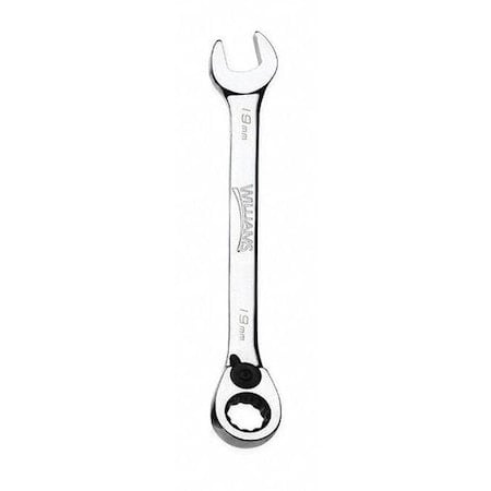 Williams Ratcheting Combo Wrench, 12 pt., 17mm MPN:1217MRC