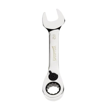 Williams Combo Ratchet Wrench, Stubby, 3/4