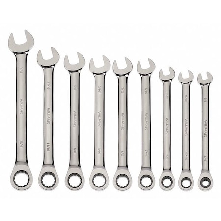 Williams Combo Ratchet Wrench, 1-1/4