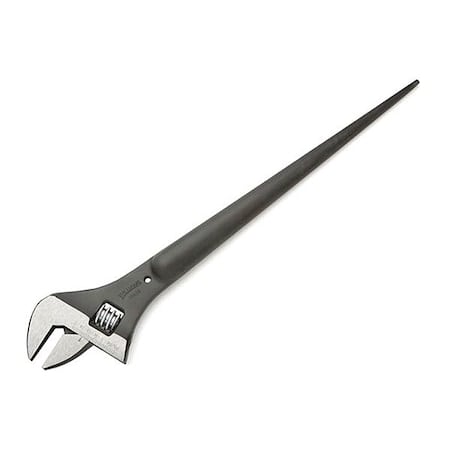 Williams Adjustable Wrench, Construction, Black MPN:13625A