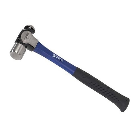 Williams 8 oz. Ball Peen Hammer, Fiberglass Handle MPN:20542
