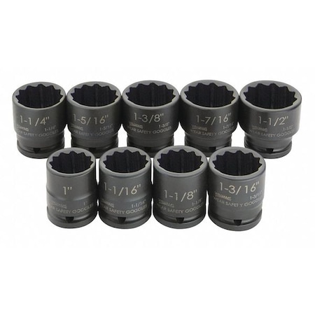 Impact Socket Set, 3/4