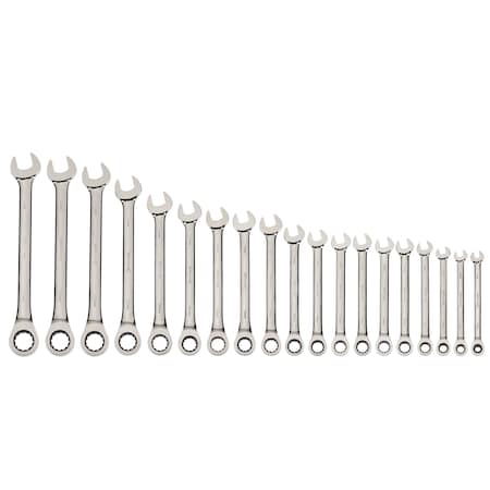 Combo Ratchet Wrench Set, 19 pcs. MPN:JHMWS1125NRC