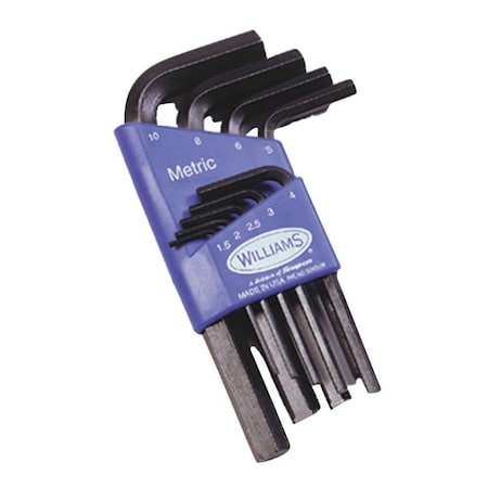 7 Piece Metric L-Shape, Hex Key Set MPN:JHW10507