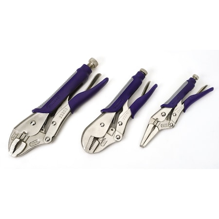 10 in, 7 in, 6 in Locking Plier Set MPN:JHW23071