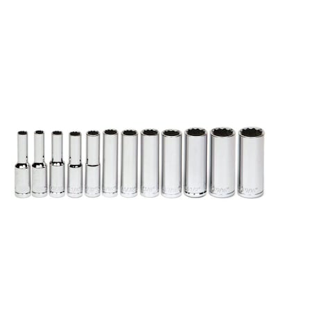 Deep Socket Set, 1/4