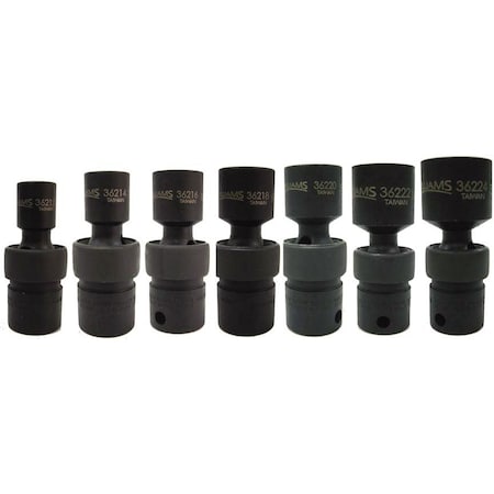 Univ Impact Socket Set, 3/8