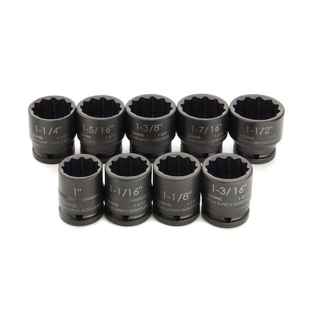 Impact Socket Set, 3/4