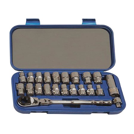 Socket Set, 22pcs. 3/8