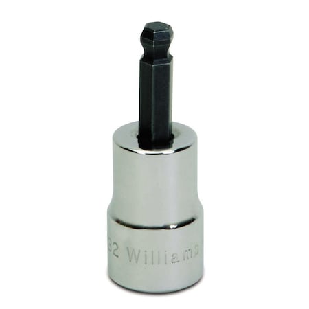 Socket, Ball Tip Hex, 3/8