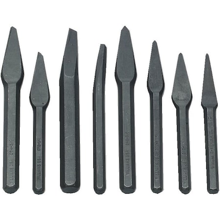 Punch and Chisel Set, 8pcs. MPN:JHWCS-8