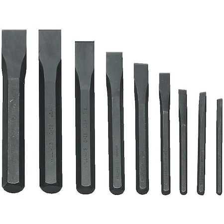 Cold Chisel Set, 9pcs. MPN:JHWCS-9