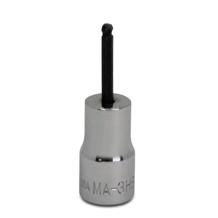 Ball Hex Bit Socket, 1/4