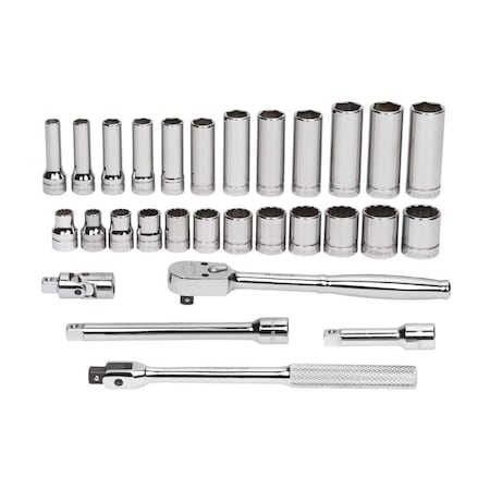 Socket/Tool Set, 3/8