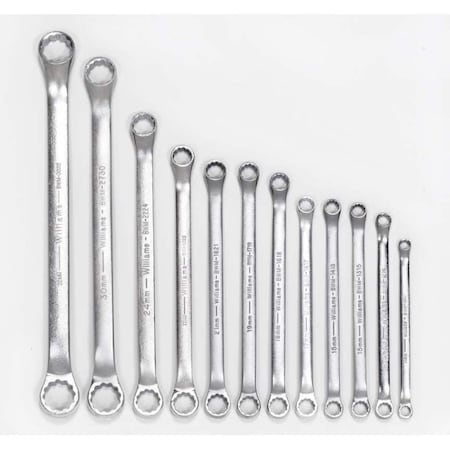 Double Box Wrench Set, 12 pcs. MPN:JHWMWS-BWM12