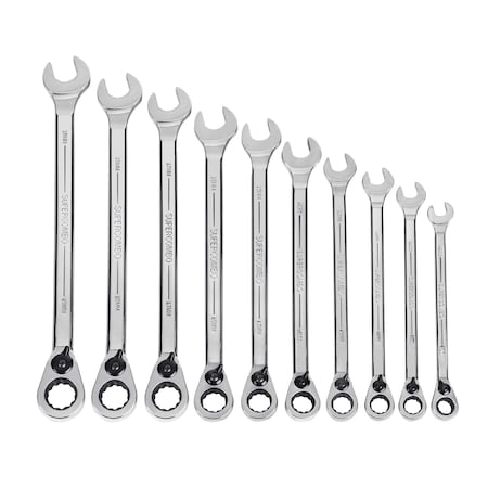 Combo Wrench Set, Revrsbl, 10 Pcs, 10-19mm MPN:JHWMWS10RCU