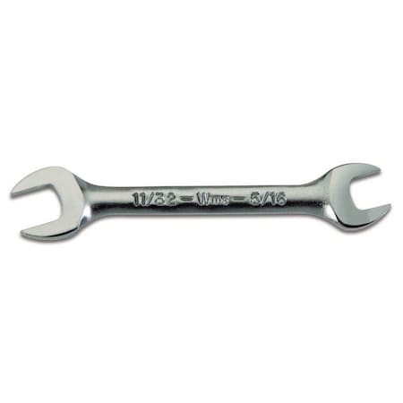 Double Wrench, Open End, Short, 1/2 x 9/16 MPN:JHWOES-1618