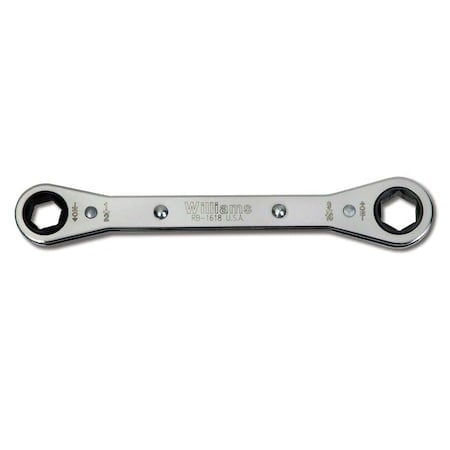 Ratchet Box Wrench, 6 pt., 3/8 x 7/16