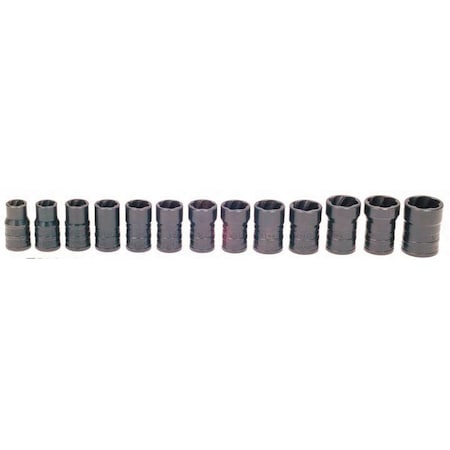 Turbosocket Set, 3/8