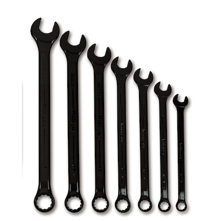Super Combo Wrench Set, Black, 7 pcs., SAE MPN:JHWWS1170BSC