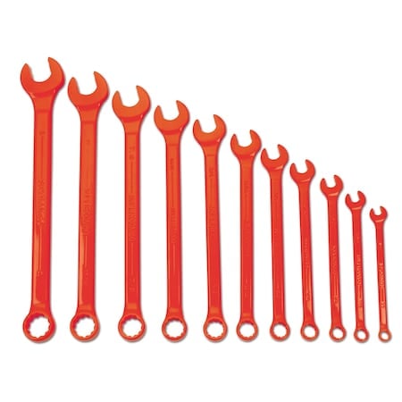 Super Combo Wrench Set, Red, 11 pcs., SAE MPN:JHWWS1171RSC