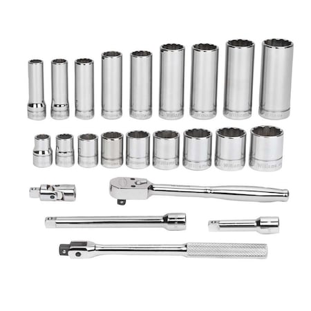 Williams Socket/Tool Set, 3/8