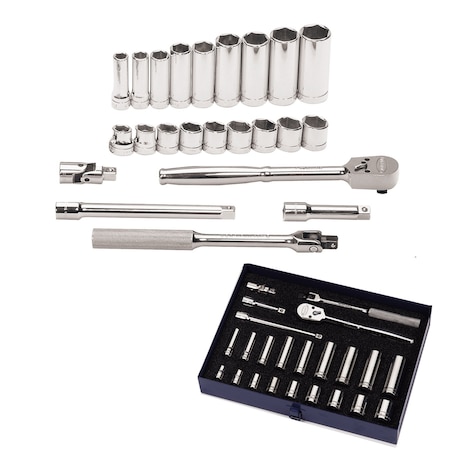 Socket/Tool Set, 3/8