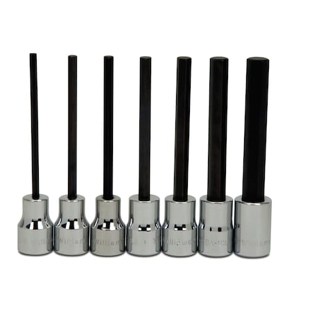 Long Hex Bit Socket Set, 3/8