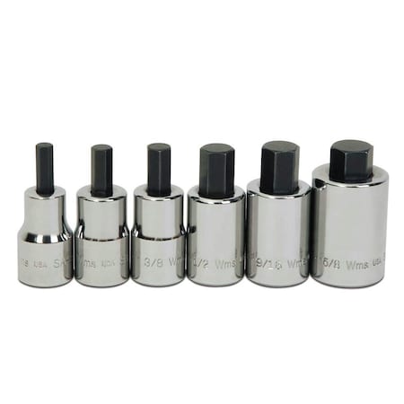Hex Bit Socket Set, 1/2