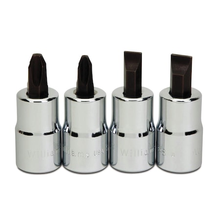 Screwdriver Bit Socket Set, 1/2