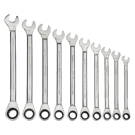 Williams Combo Wrench Set, 10 Pieces, 10-19mm MPN:MWS-10RS
