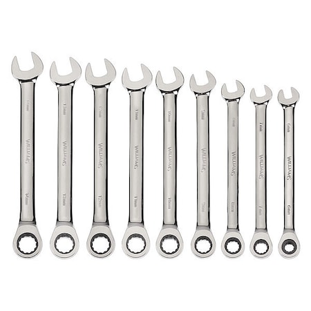 Williams Combo Ratchet Wrench Set, 9 pcs. MPN:MWS-1123NRC
