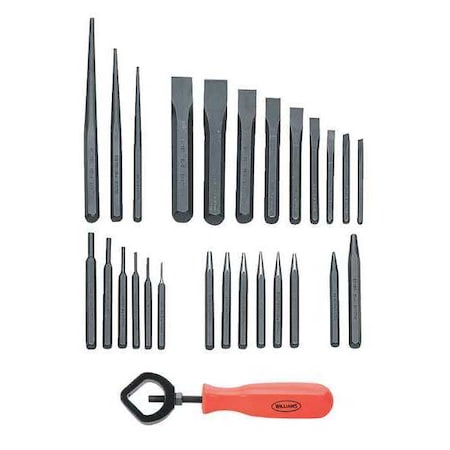 Williams Punch and Chisel Set, 27pcs. MPN:PC-27