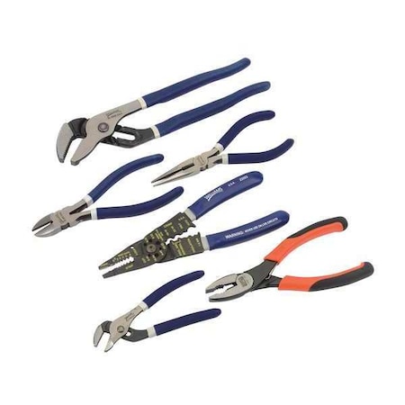 6 Piece General Service Pliers Set Double-Dipped Plastic Handle MPN:PLS-6A
