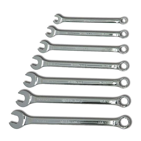 Williams Super Combo Wrench Set, 7 pcs., SAE MPN:WS-1170SCA