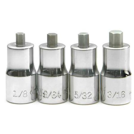 Williams Hex Bit Socket Set, 1/4