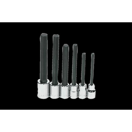 Williams Hex Bit Socket Set, 1/2