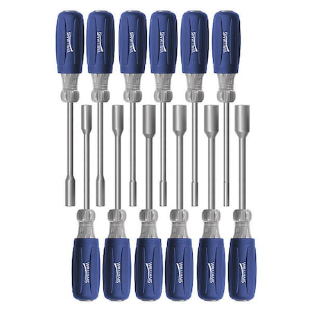 Williams Nut Driver Set, 12 Pieces, Plastic Tray MPN:24061
