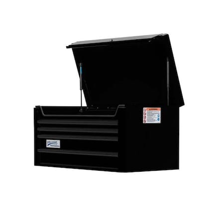Rolling Cabinet, 4 Drawer, Black, Steel, 40 in W x 20 in D x 19-1/2 in H MPN:JHWW40TC4B