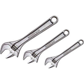 Bahco® 3 Piece Adjustable Wrench with Chrome Finish 6