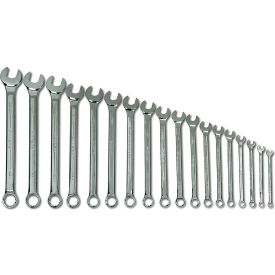 Williams® 18 Piece 7mm to 24mm 12-Point Combination Wrench Set Chrome JHWMWS-18A