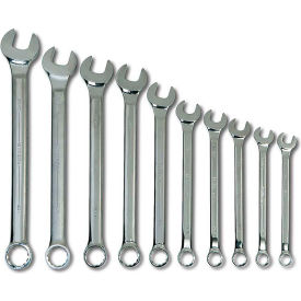 Williams® 10 Piece 18mm to 36mm 12-Point Combination Wrench Set Chrome JHWMWS-6A
